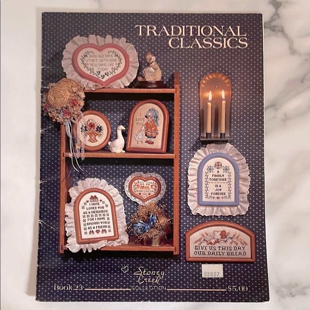 1986 Stoney Creek Collection “Traditional Classics” Cross Stitch Book 23
